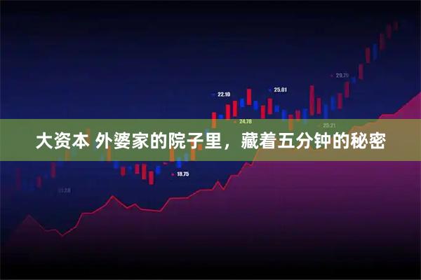 大资本 外婆家的院子里，藏着五分钟的秘密