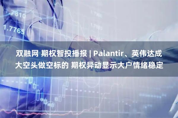 双融网 期权智投播报 | Palantir、英伟达成大空头做空标的 期权异动显示大户情绪稳定